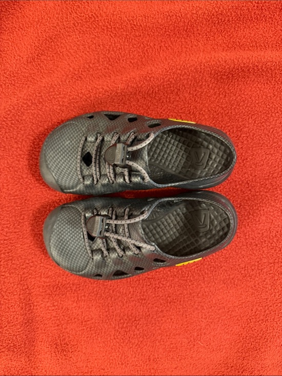 Keen Other - Keen Kids Black Water-Friendly Slip-On Shoes with Yellow Accent